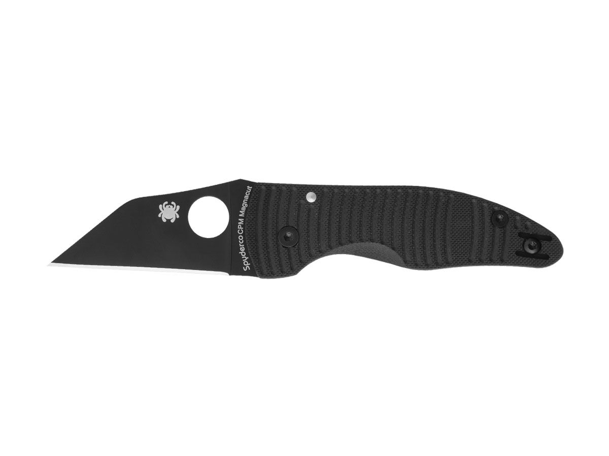 Spyderco Microjimbo Salt G-10 Black CPM Magnacut Plain C264GMCBKP Nóż