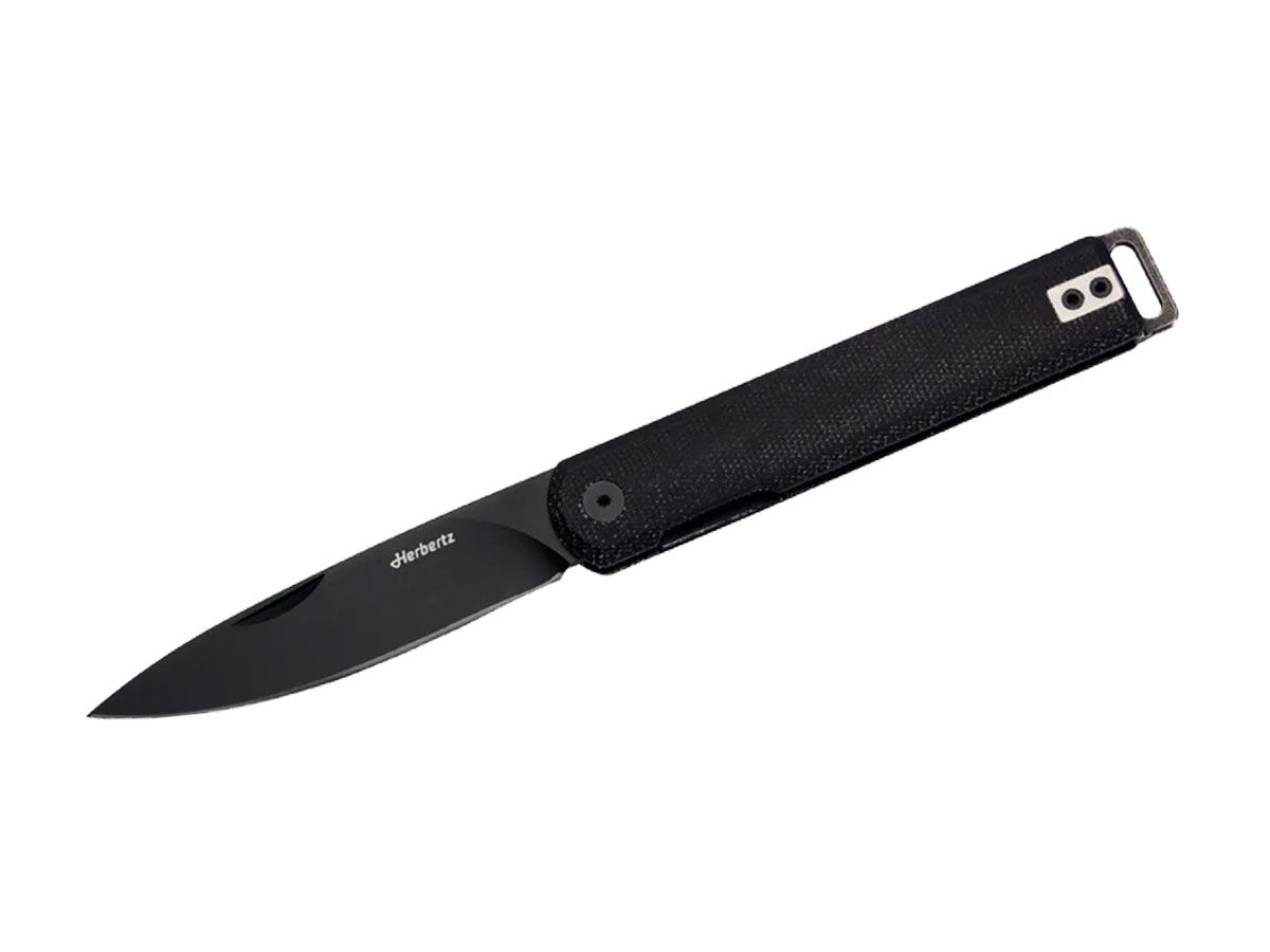 CJH herbertz Folding Black Micarta 10001081 Nóż składany stal D2 Steel