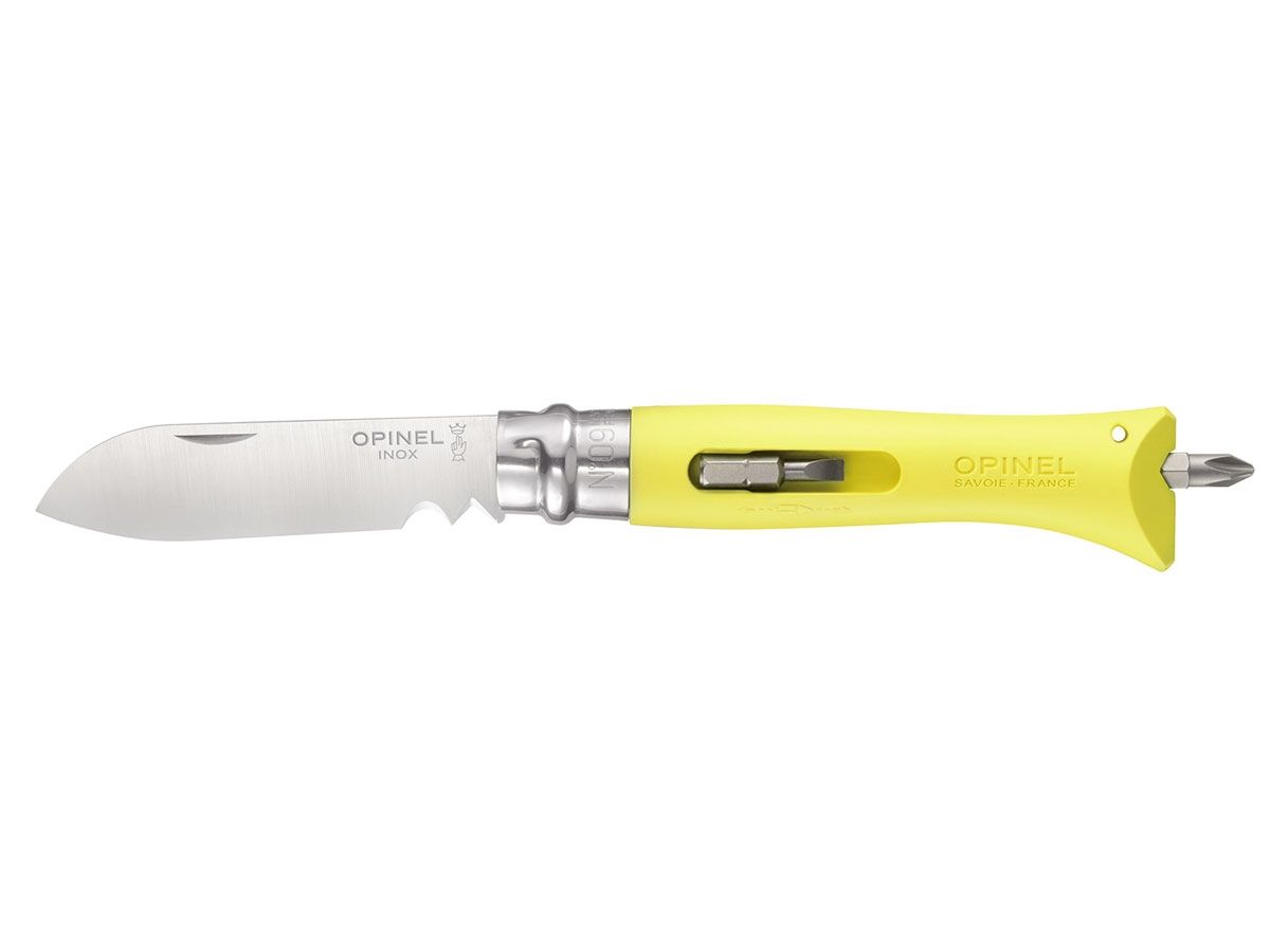 Noz majsterkowicza Opinel Bricolage N09, żółty