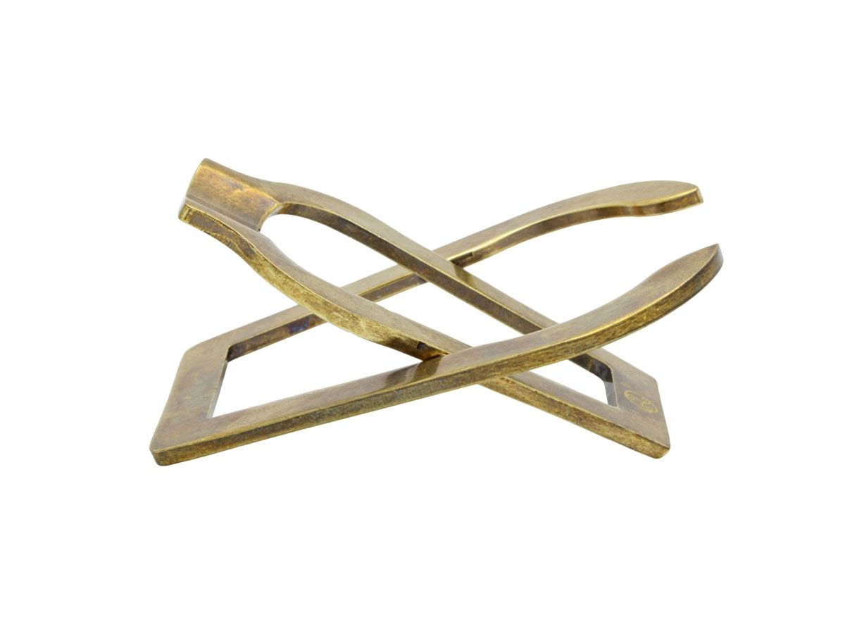Rattray's Poggiapipa Flat Fred Brass Nóż składany RATTRAYS