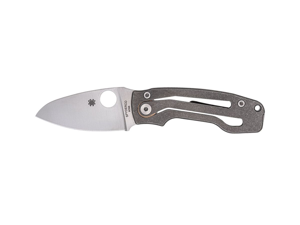 Spyderco Pits 2 Titanium M390 Plain C269TIP Nóż składany 16,38 cm