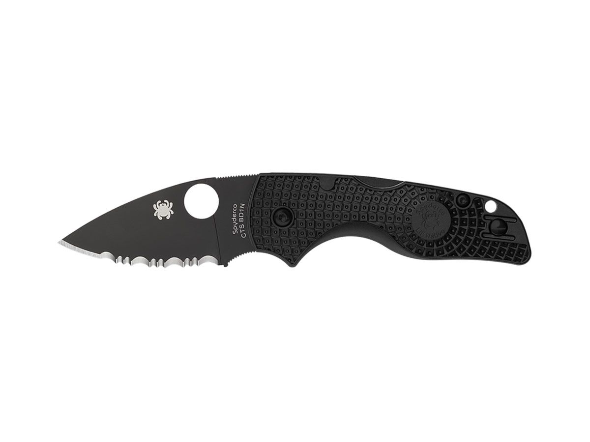 Spyderco LIL' Native FRN Black Blade Serrated C230SBBK Nóż składany 15 cm