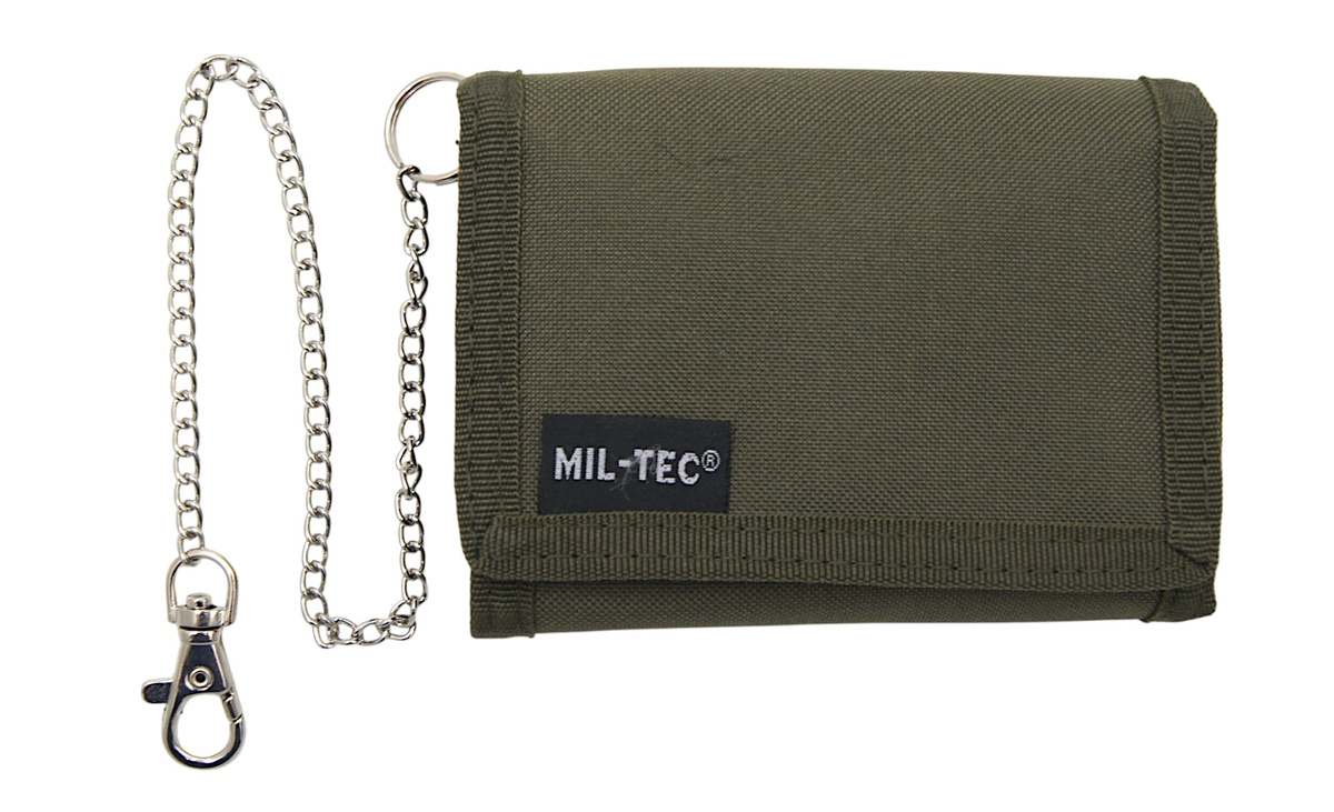 Portfel Mil-Tec z łańcuszkiem - zielony
