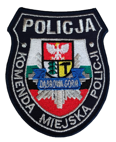 Emblemat Policji - Komenda Miejska Policji Dąbrowa Górnicza SORTMUND