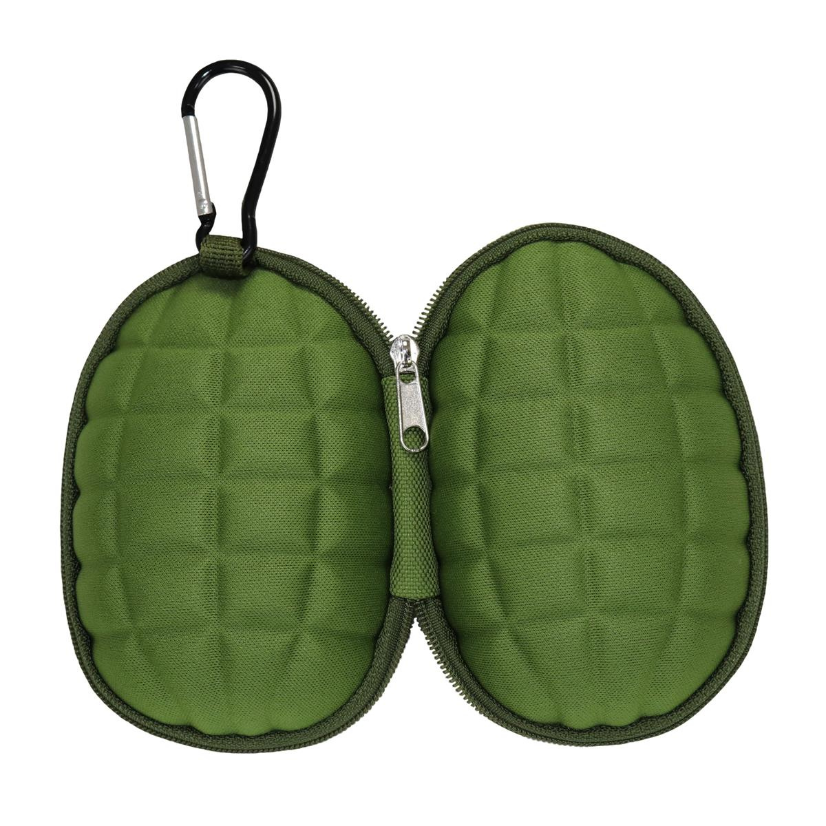 Etui na klucze w kształcie granatu - olive SORTMUND