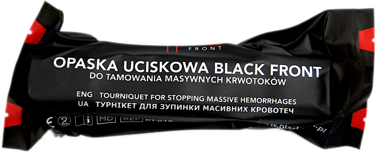 Opaska uciskowa Black Front