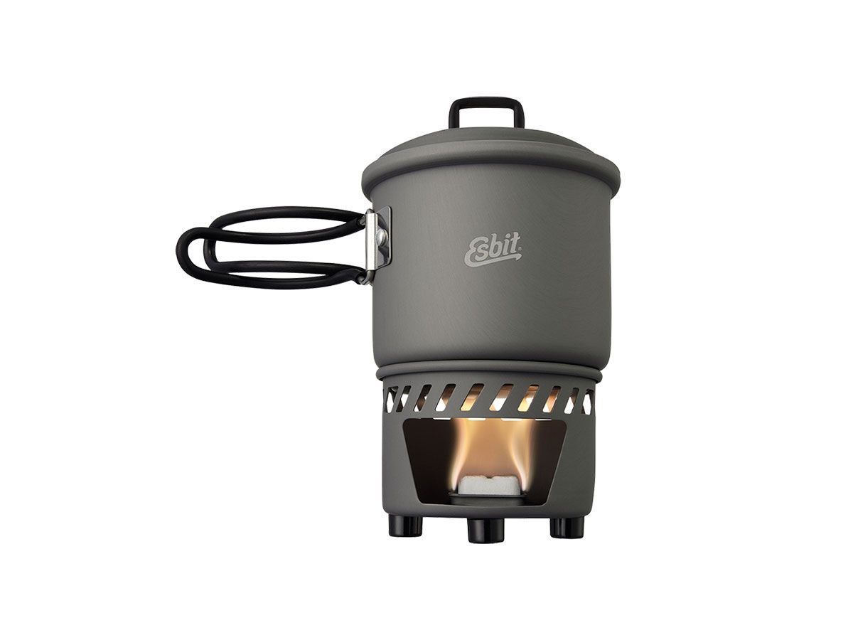 Esbit Cookset For Solid Fuel 585ml Hard Anodized Kuchenka turystyczna