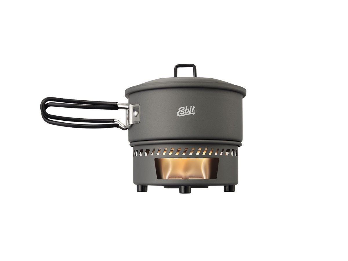 Esbit Cookset For Solid Fuel 1000ml Hard Anodized Kuchenka turystyczna