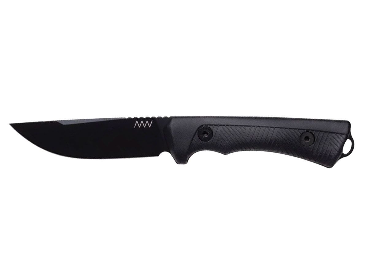 ANV Knives P200 Cerakote Black Grnpu Black Kydex Black Nóż stały 23,5 cm