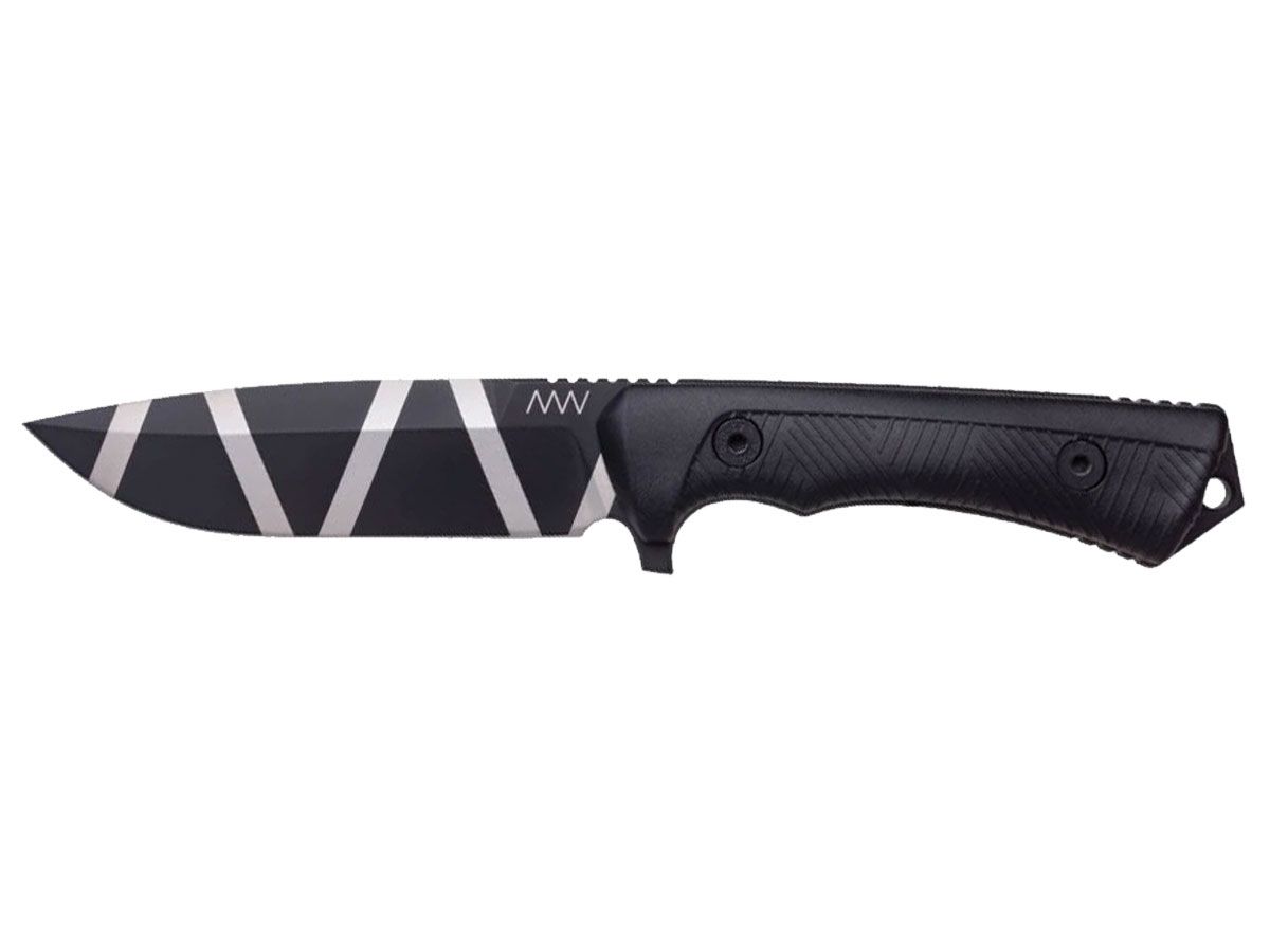 ANV Knives P250 Cerakote Camo Grnpu Black Kydex Black ANVP250-001 Nóż stały