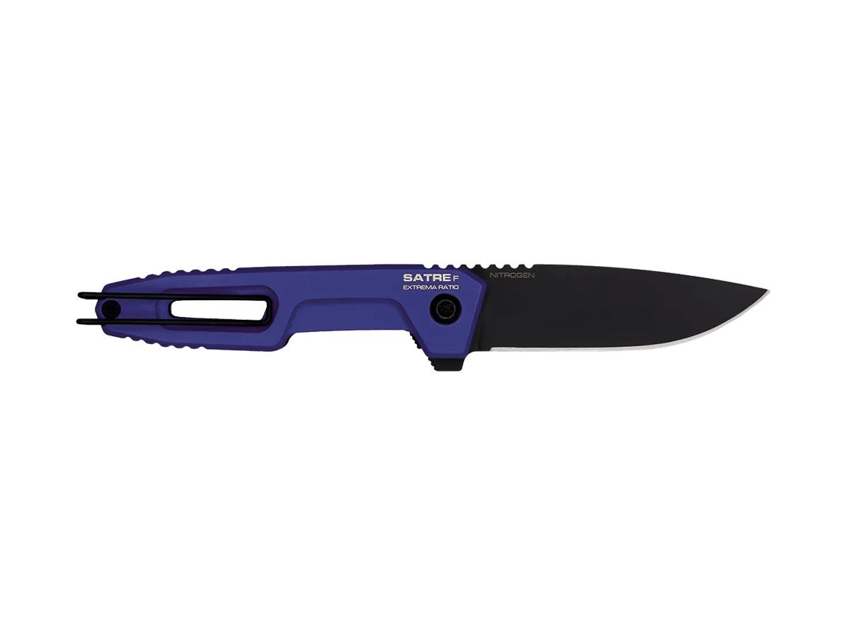 Extrema Ratio Satre F Nitrogen Periwinkle Black Nóż składany 17,4 cm