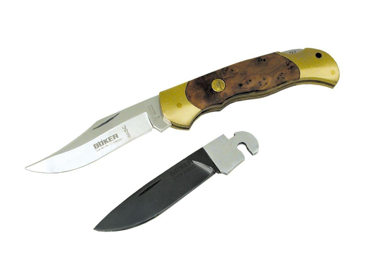 Böker Boker Folding Optima 2 Blades Wood Handle Scyzoryk 21 cm BÖKER