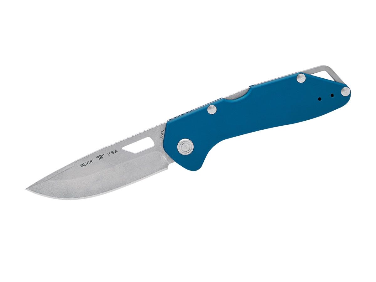 Buck Mustang Blue Anodized 724BLS Nóż składany 19,5 cm