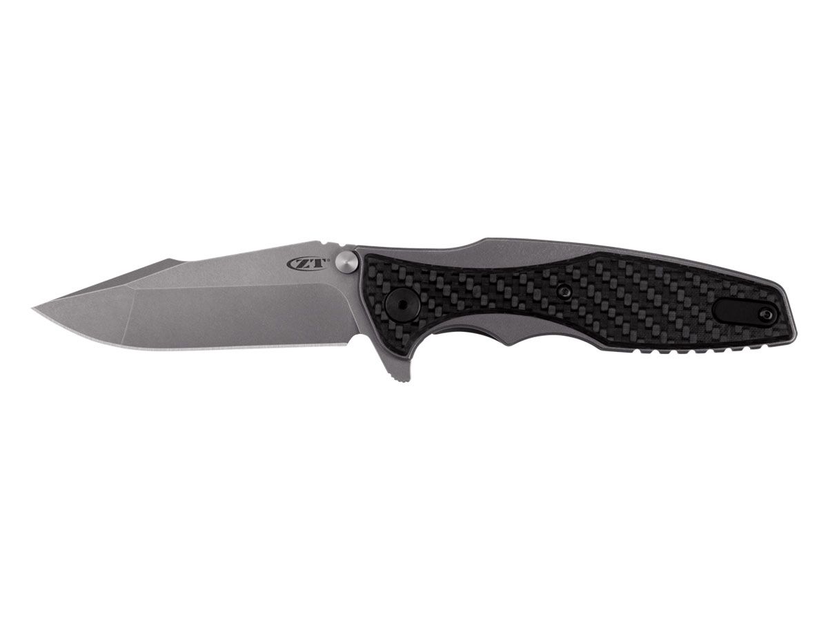 Zero Tolerance 0393GLCF Hinderer Kvt Glow CF/20CV Nóż składany 20,9 cm