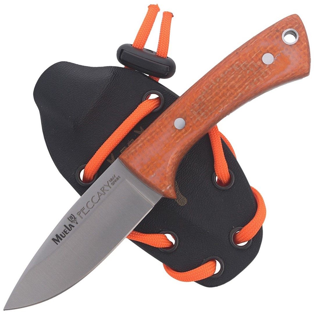 Nóż na szyję Muela Orange Micarta Neck Knife, Sati