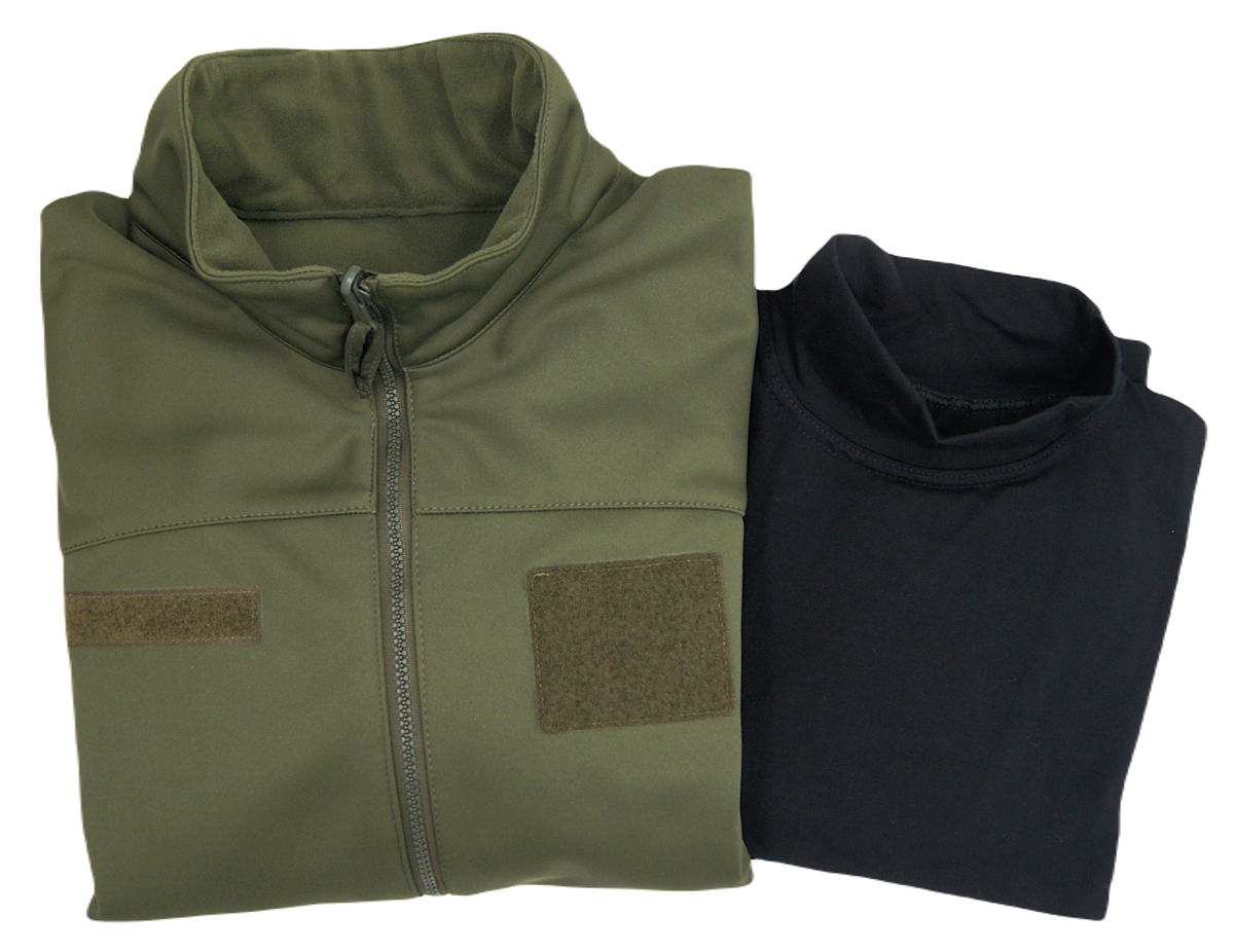 ZESTAW: Softshell 128Z/MON i Półgolf czarny SORTMUND