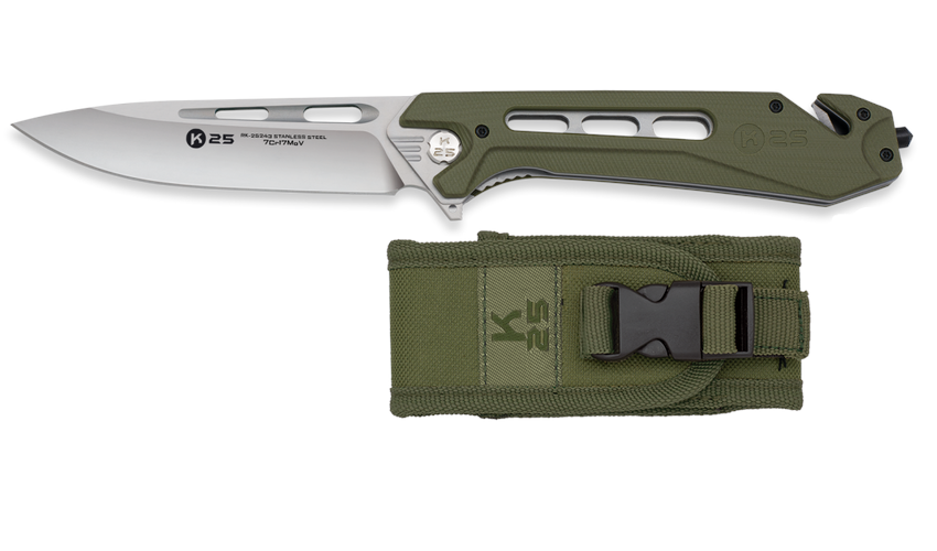 Nóż Składany K25 G10  25243