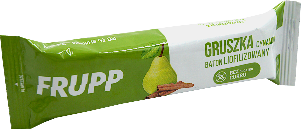Baton FRUPP gruszka cynamon Liofilizat