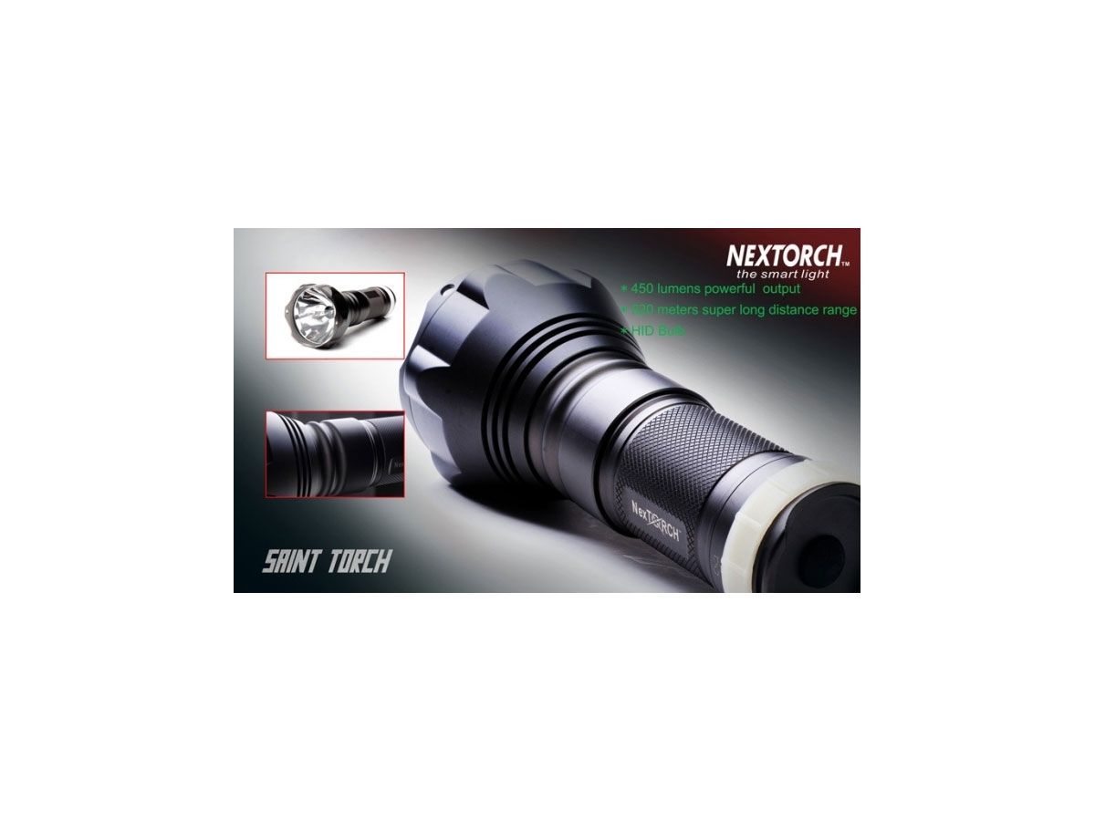 Nextorch Saint Torch akumulatorowa 450 Lumens Hid Latarka