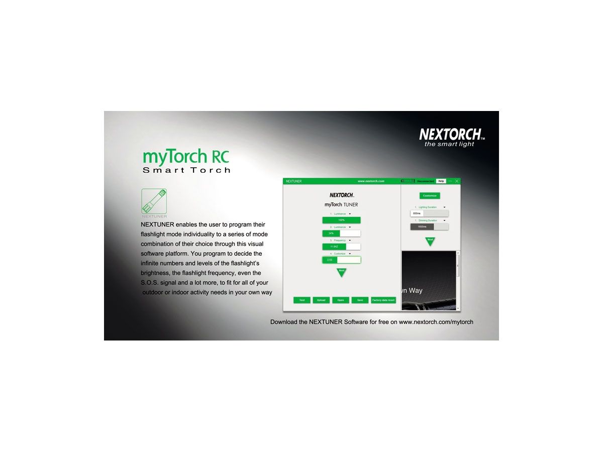 Nextorch Mytorch RC 3AAA akumulatorowa 210 Lumens LED Latarka