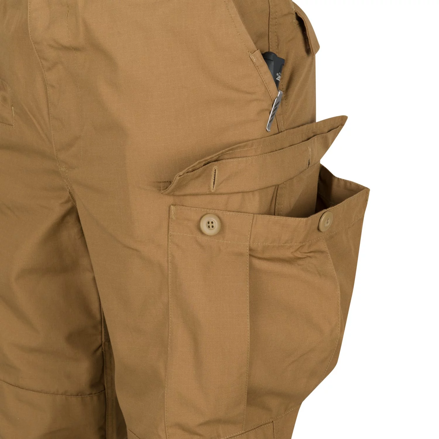Spodnie bojówki Helikon BDU Mk2 - PolyCotton Ripstop - Coyote (SP-BD2-PR-11-B02) HELIKON-TEX - widok 5