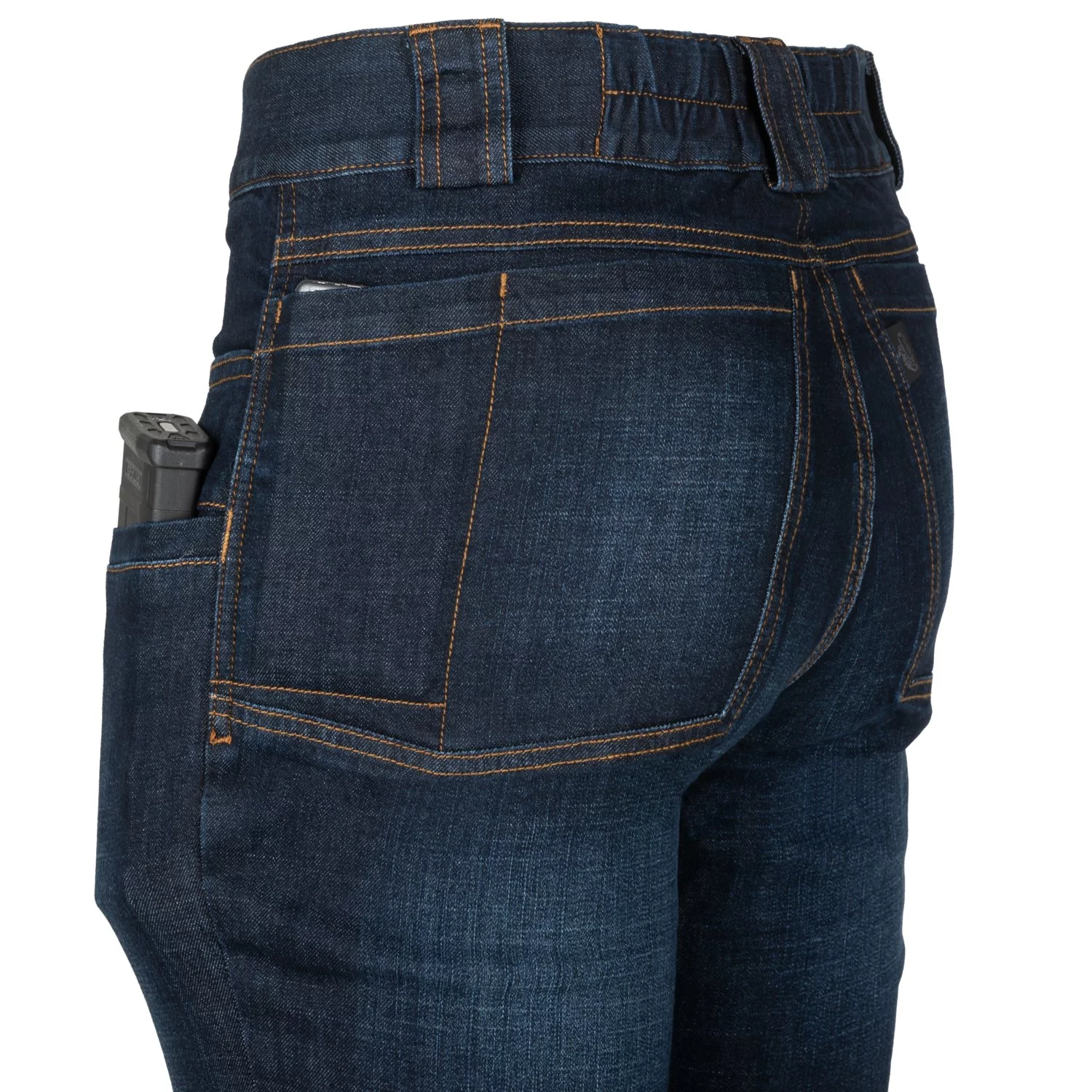 Spodnie taktyczne Helikon GREYMAN TACTICAL JEANS Slim - Denim Mid - Dark Blue (SP-GJS-DD-31-B03) HELIKON-TEX - widok 6