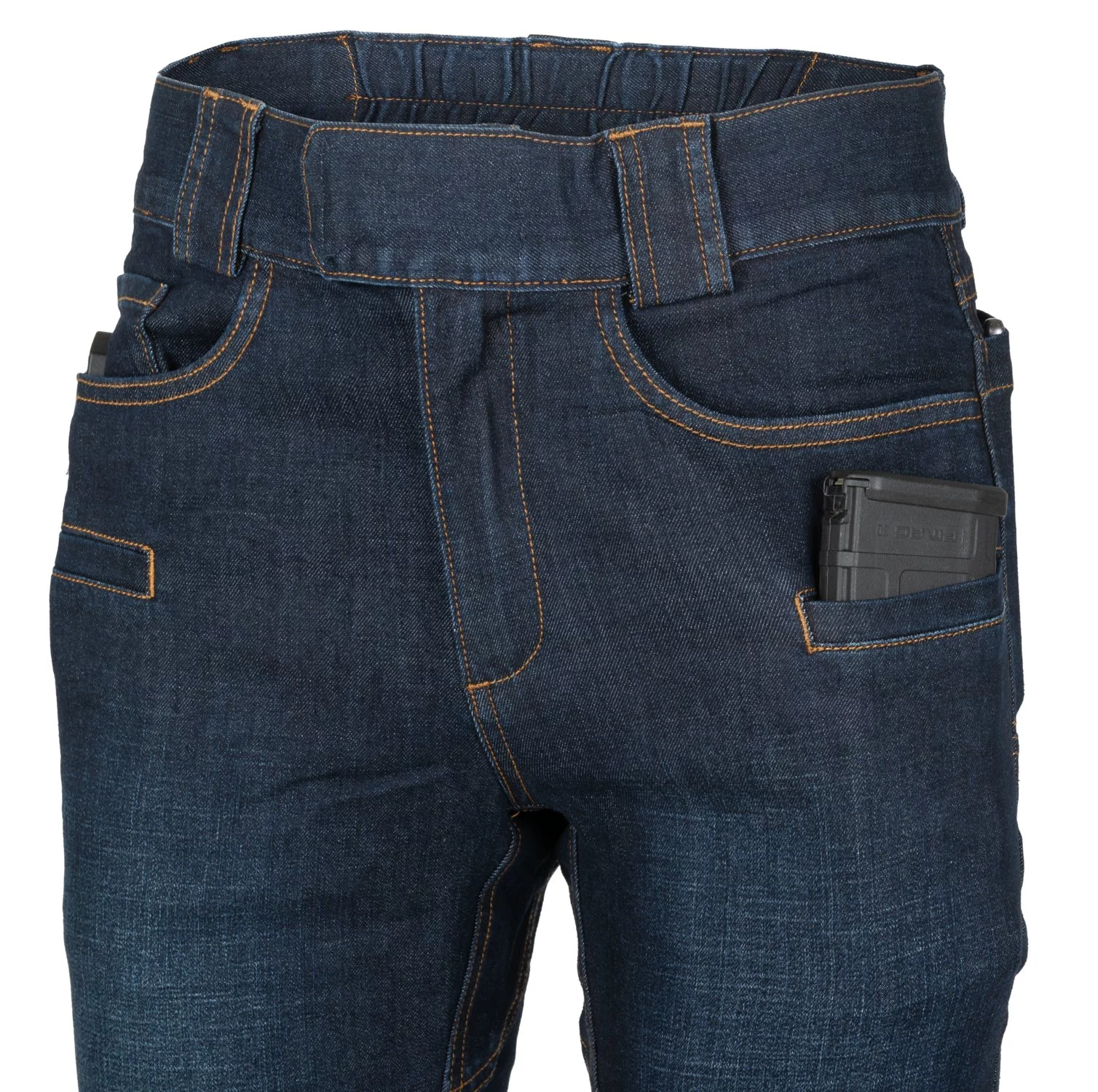 Spodnie taktyczne Helikon GREYMAN TACTICAL JEANS Slim - Denim Mid - Dark Blue (SP-GJS-DD-31-B03) HELIKON-TEX - widok 5