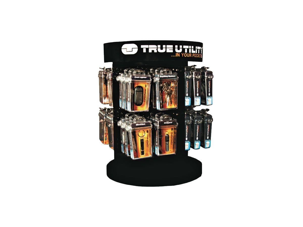 True Utility Display Rotating Girevole 16 Ganci Multitool