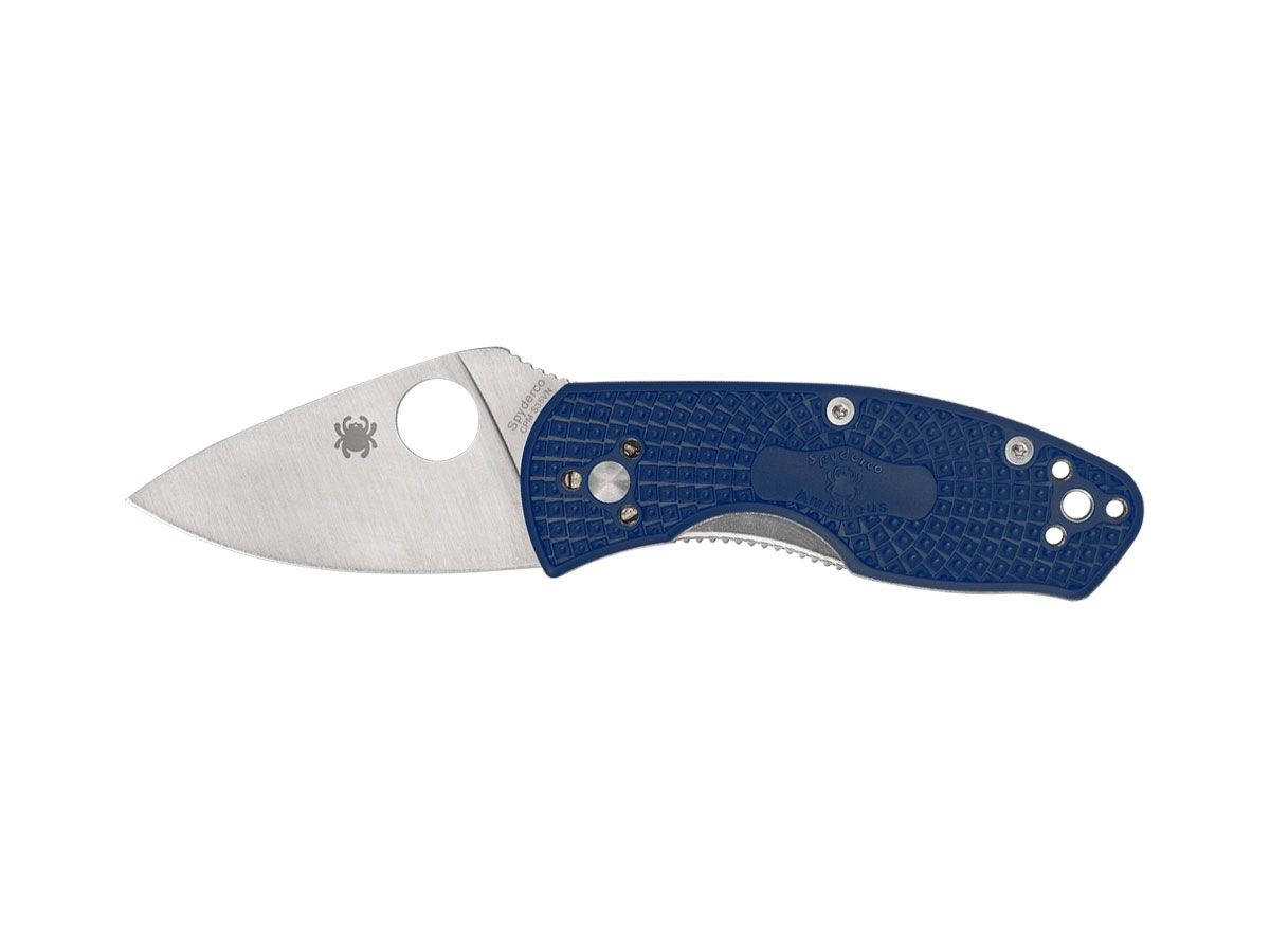 Spyderco Ambitious FRN Blue S35VN Plain C148PBL Nóż składany 14,9 cm