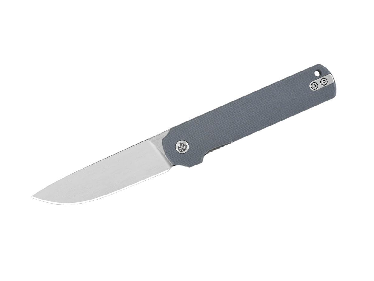 Qsp Lark G-10 QS144-B Gray Nóż składany stal 14C28N 18,8 cm QSP KNIFE