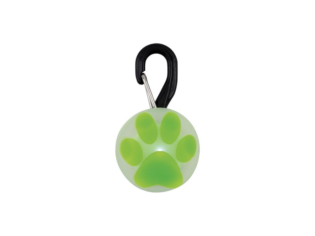 Nite Ize Petlit Collar Light Lime Paw PCL02-03-17PA Karabińczyk