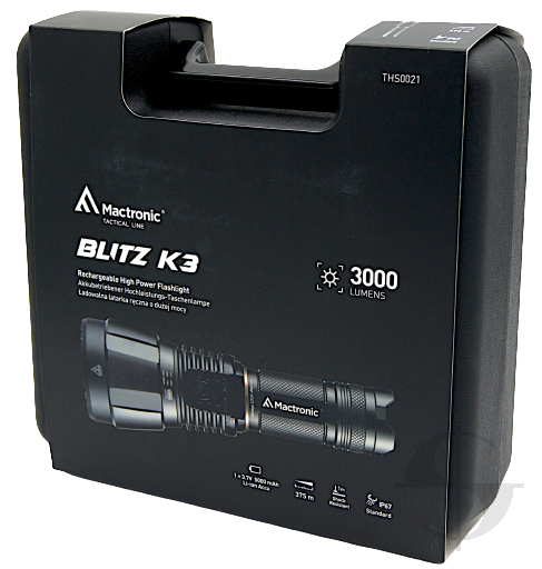 Latarka ręczna, Mactronic Blitz K3