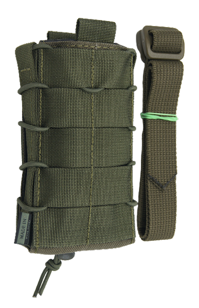 Ładownica szybka na magazynki M4/AK, długa - ranger green BARIBAL