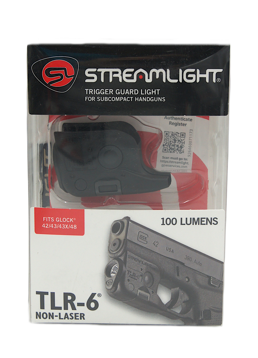 Latarka taktyczna TLR-6 BEZ LASERA (GLOCK 42/43) - Zawiera dwie baterie litowe CR 1 / 3N STREAMLIGHT