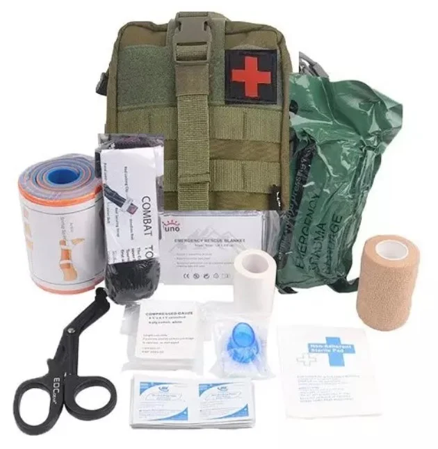 Plecak ewakuacyjny AZYMUT SURVIVAL 24 elementy - 100 narzędzi / funkcji - widok 3