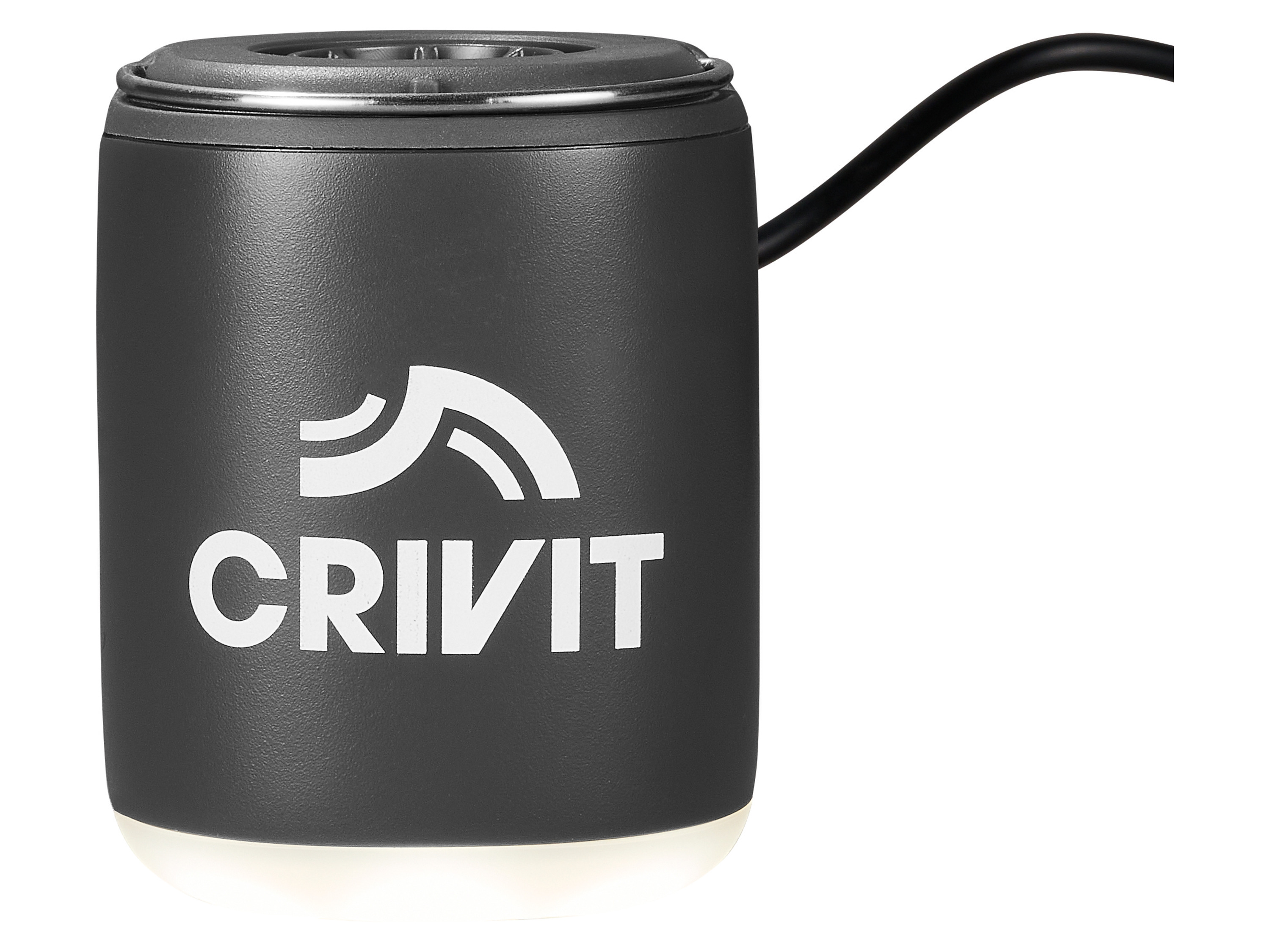 CRIVIT Lampa/ pompa kempingowa 3w1  (Szary)