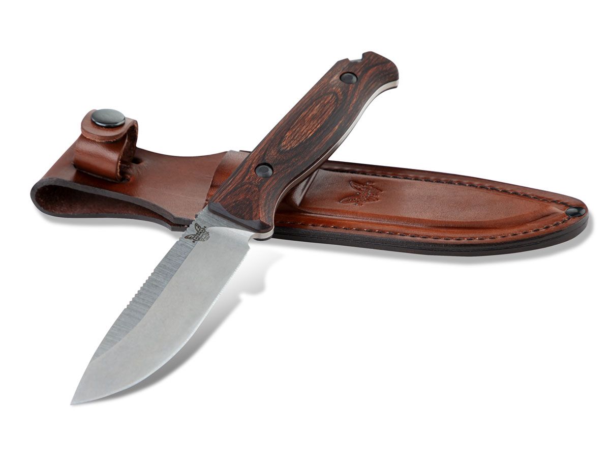Benchmade SADDLE MOUNTAIN SKINNER WOOD 15002