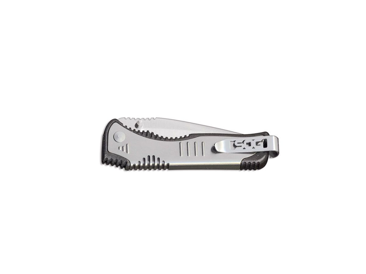 SOG Mini Flashback Clip Point Satin SAT101-CP Nóż składany 17,6 cm