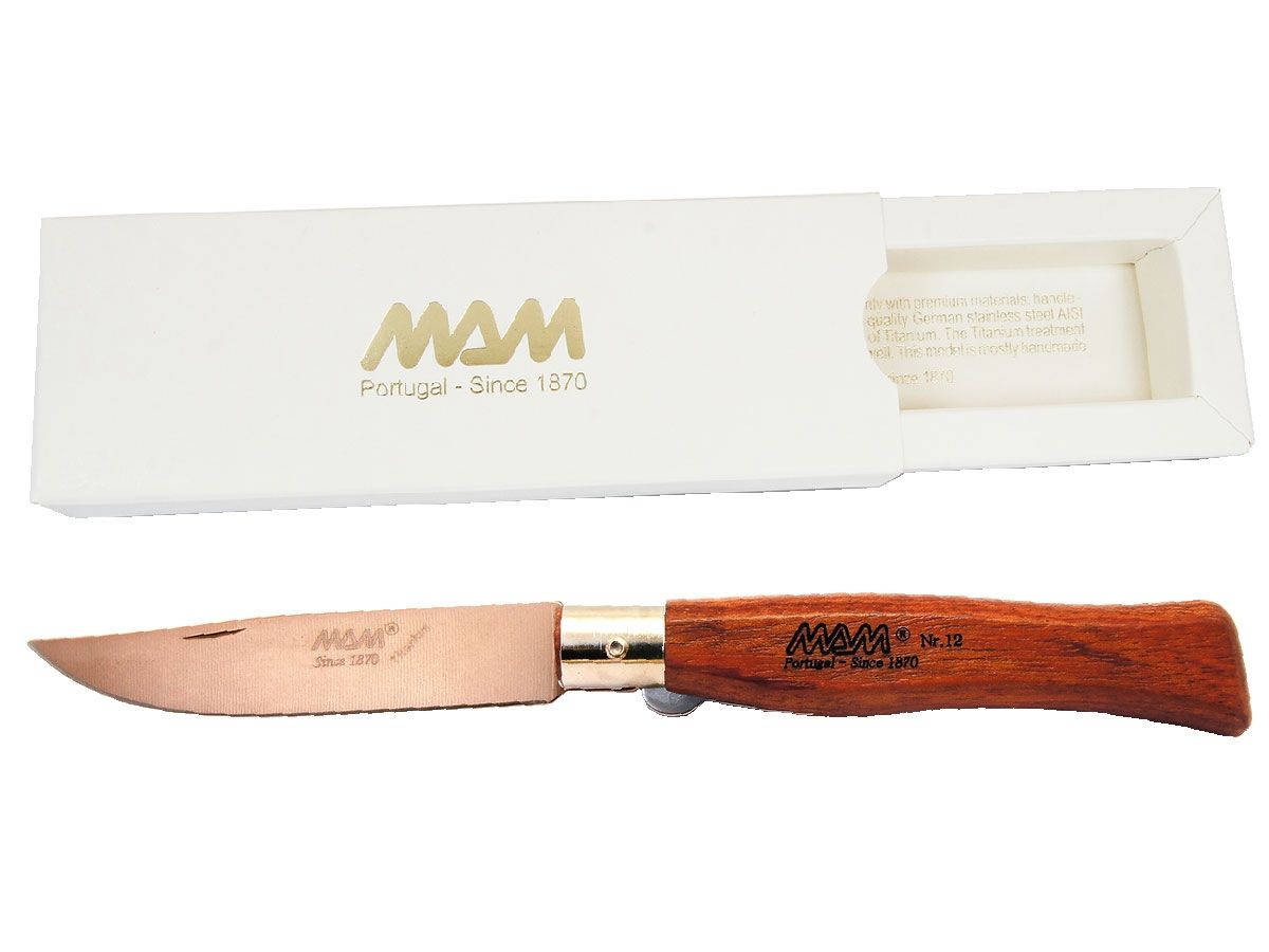 MAM Filmam Navalha Hunter 2062 Bronze Titanium C/Blocco 23 cm Scyzoryk