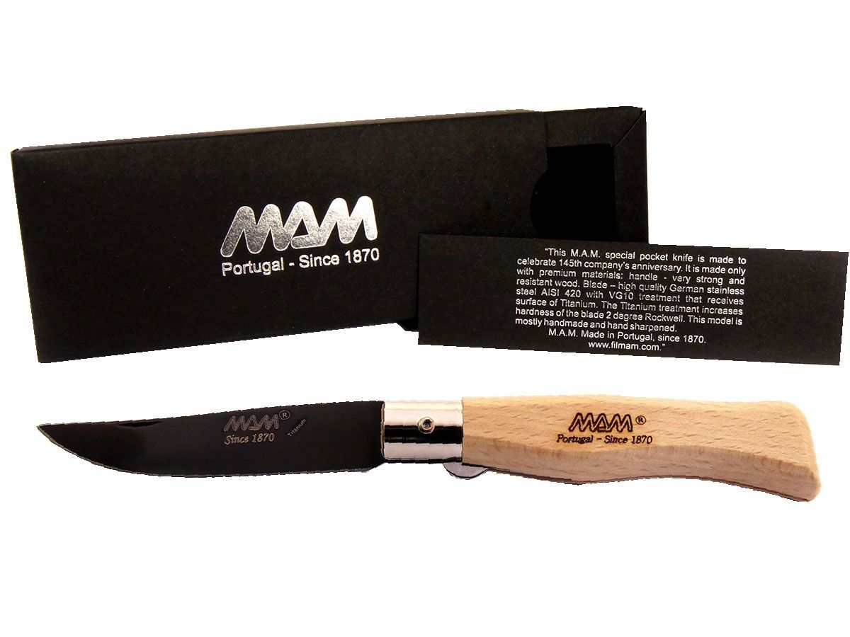MAM Filmam Navalha Douro 2109 Black Titanium C/Blocco 21 cm Scyzoryk