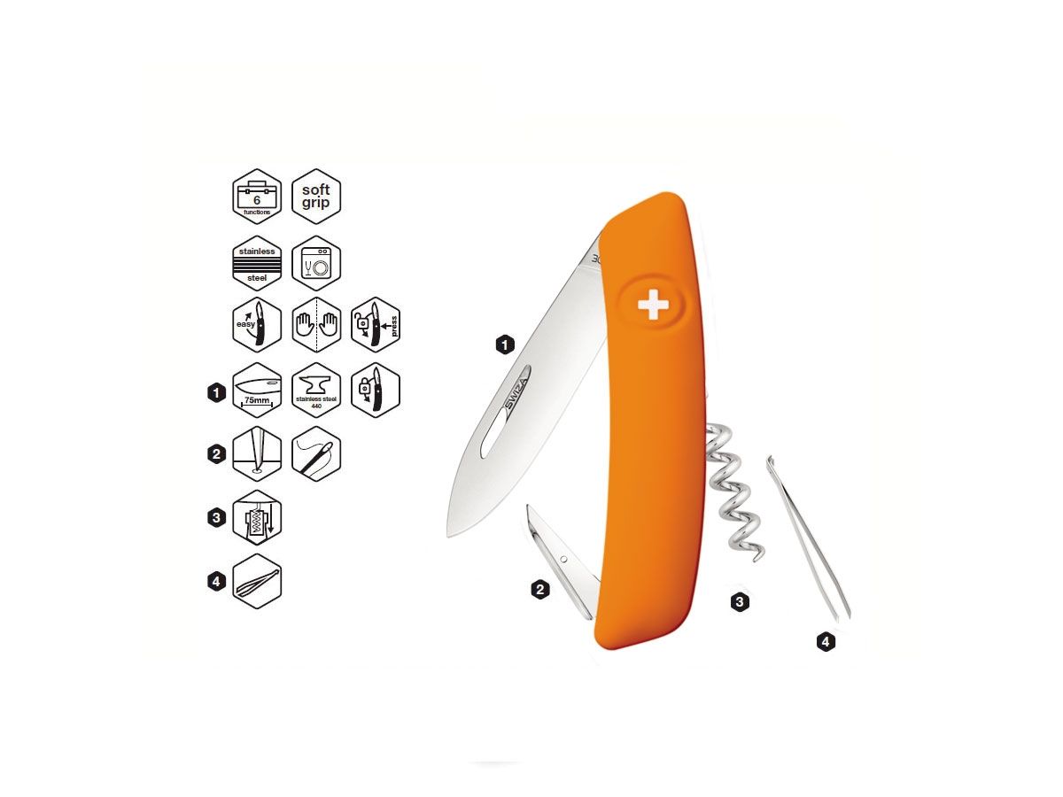 Swiza D01 ORANGE (KNI.0010.1060)