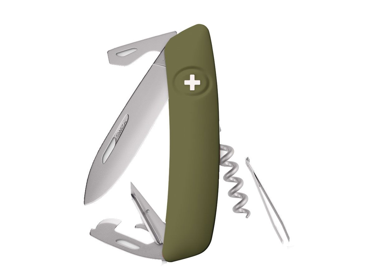 Swiza D03 ALLMATT OLIVE KNI.0036.1050