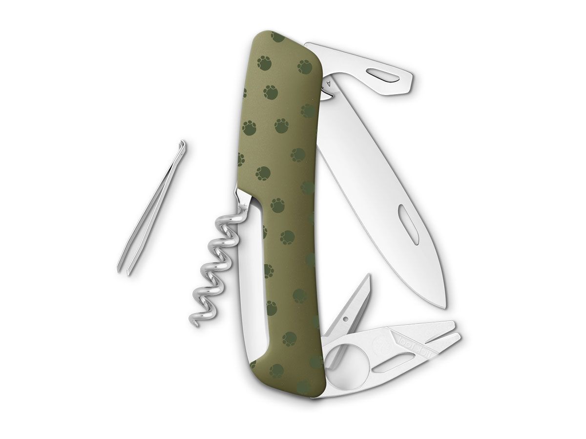 Swiza TT03 TICK TOOL WILDLIFE ELEPHANT OLIVE