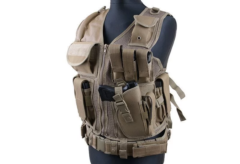 Kamizelka taktyczna KAM-39 - tan (GFT-18-001855) GFC TACTICAL