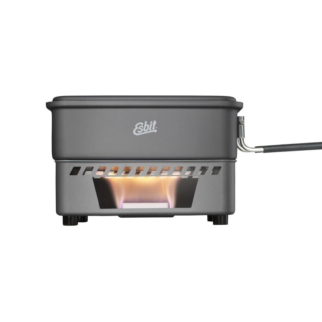 Kuchenka turystyczna Esbit Solid Fuel Cookset z garnkiem 1,1 l