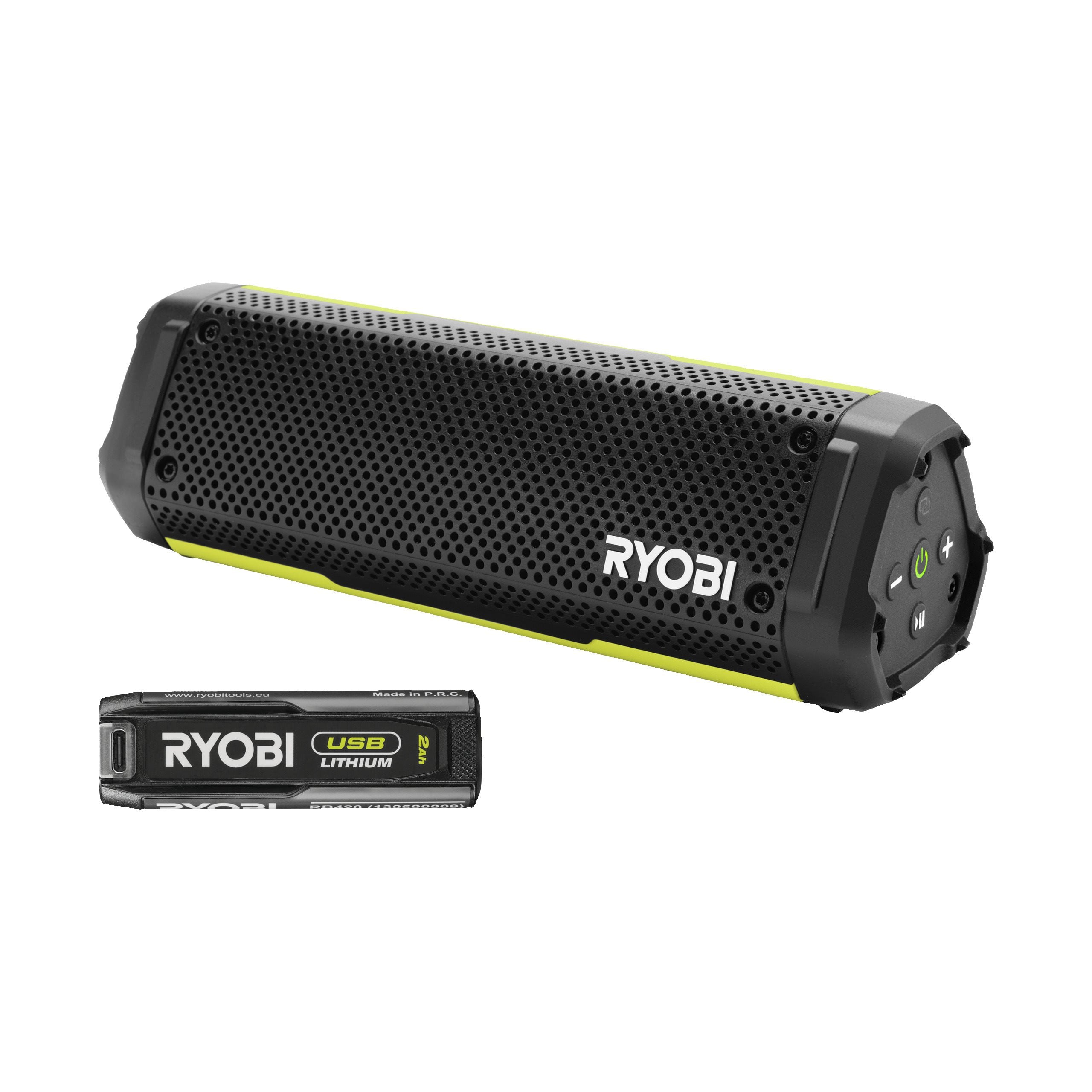 Głośnik Bluetooth Ryobi RS4-120G USB Lithium 4V z akumulatorem 2.0 Ah