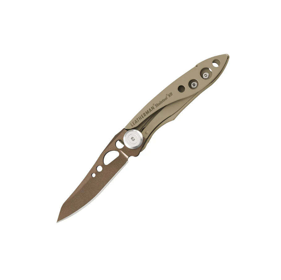Nóż składany Leatherman Skeletool KB Sandstorm 833564