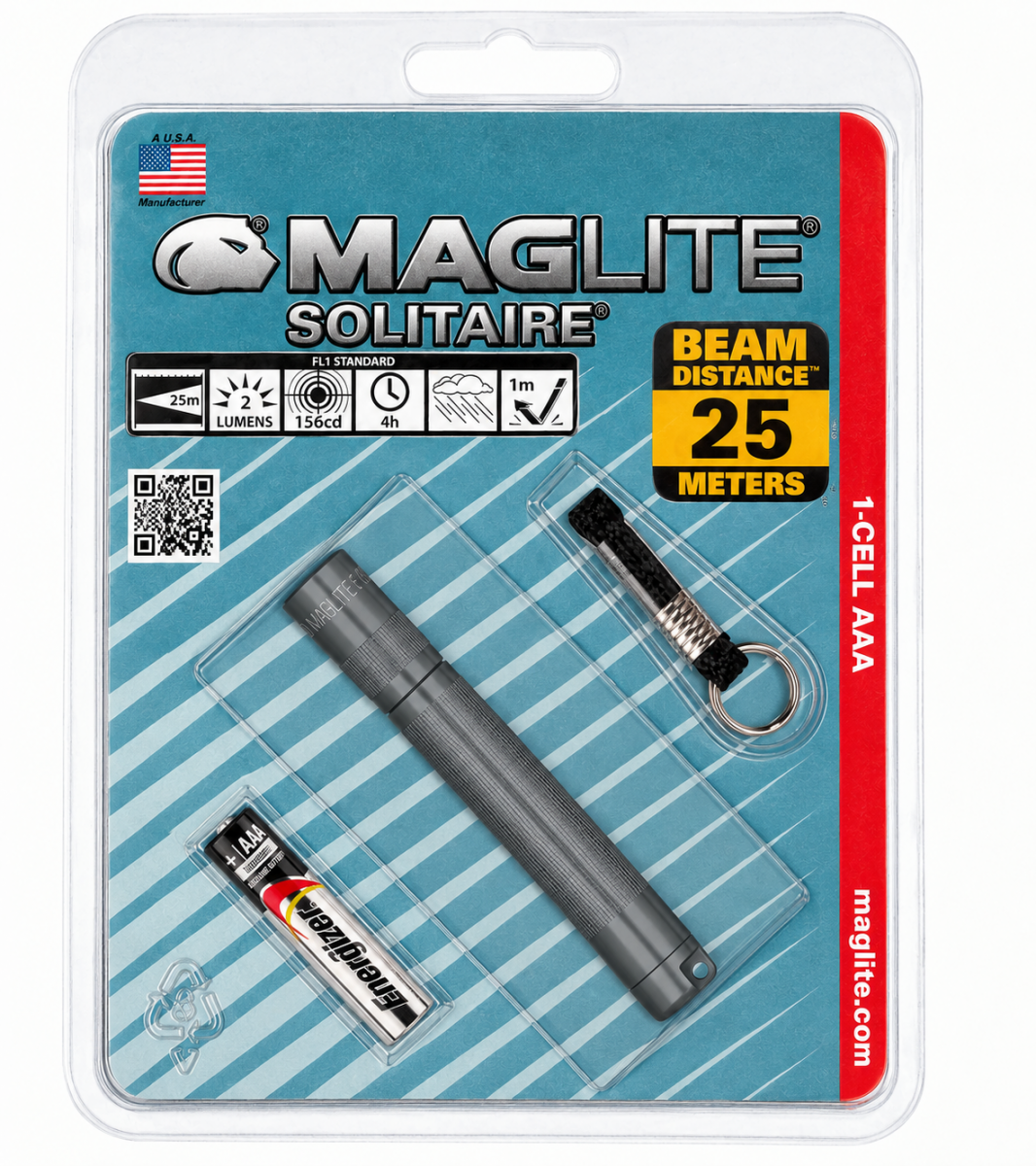Latarka Maglite Solitaire Stalowa K3A096