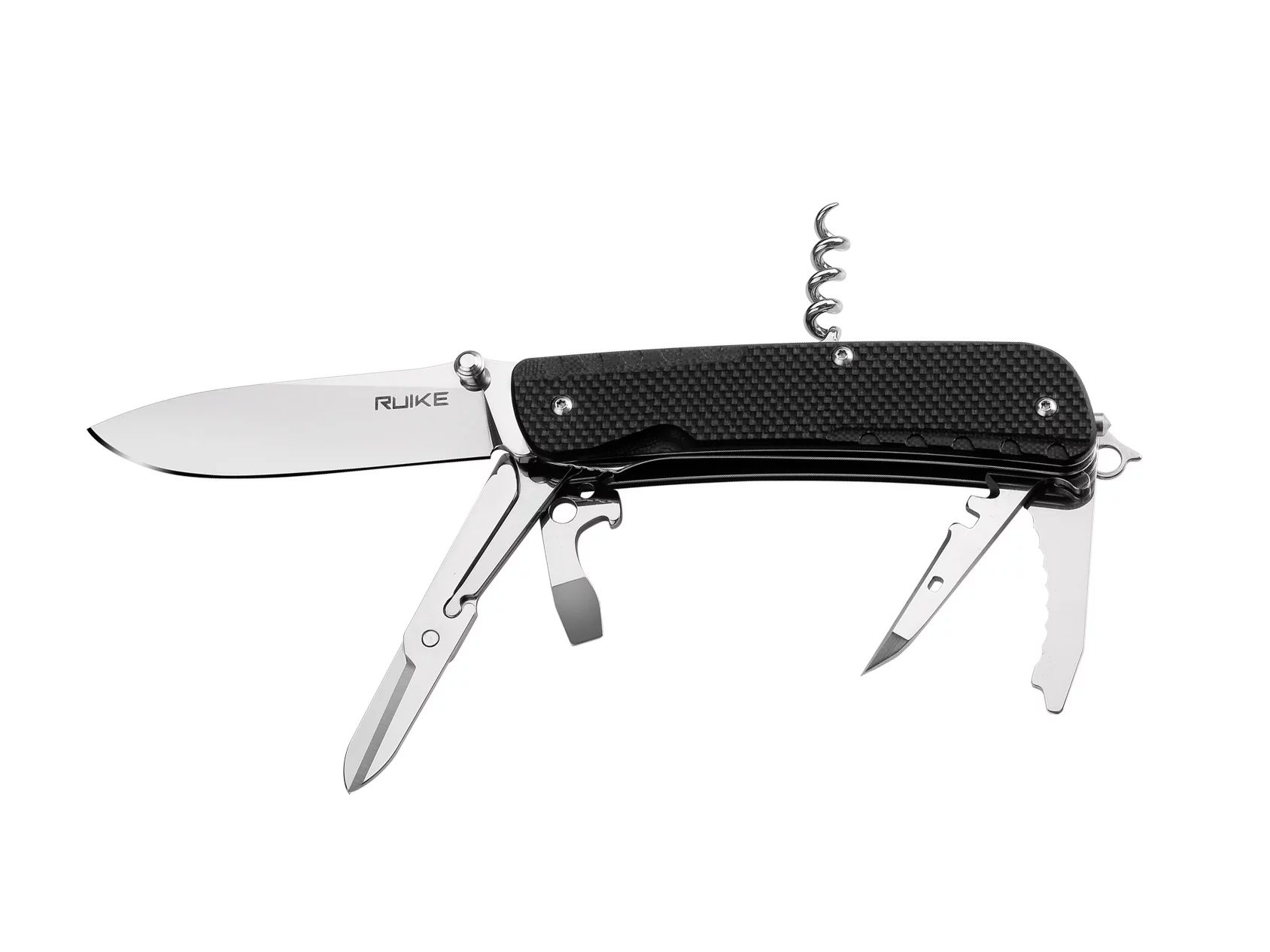 Scyzoryk Ruike LD31-B wielofunkcyjny, dł.199mm, czarny (LD31-B)