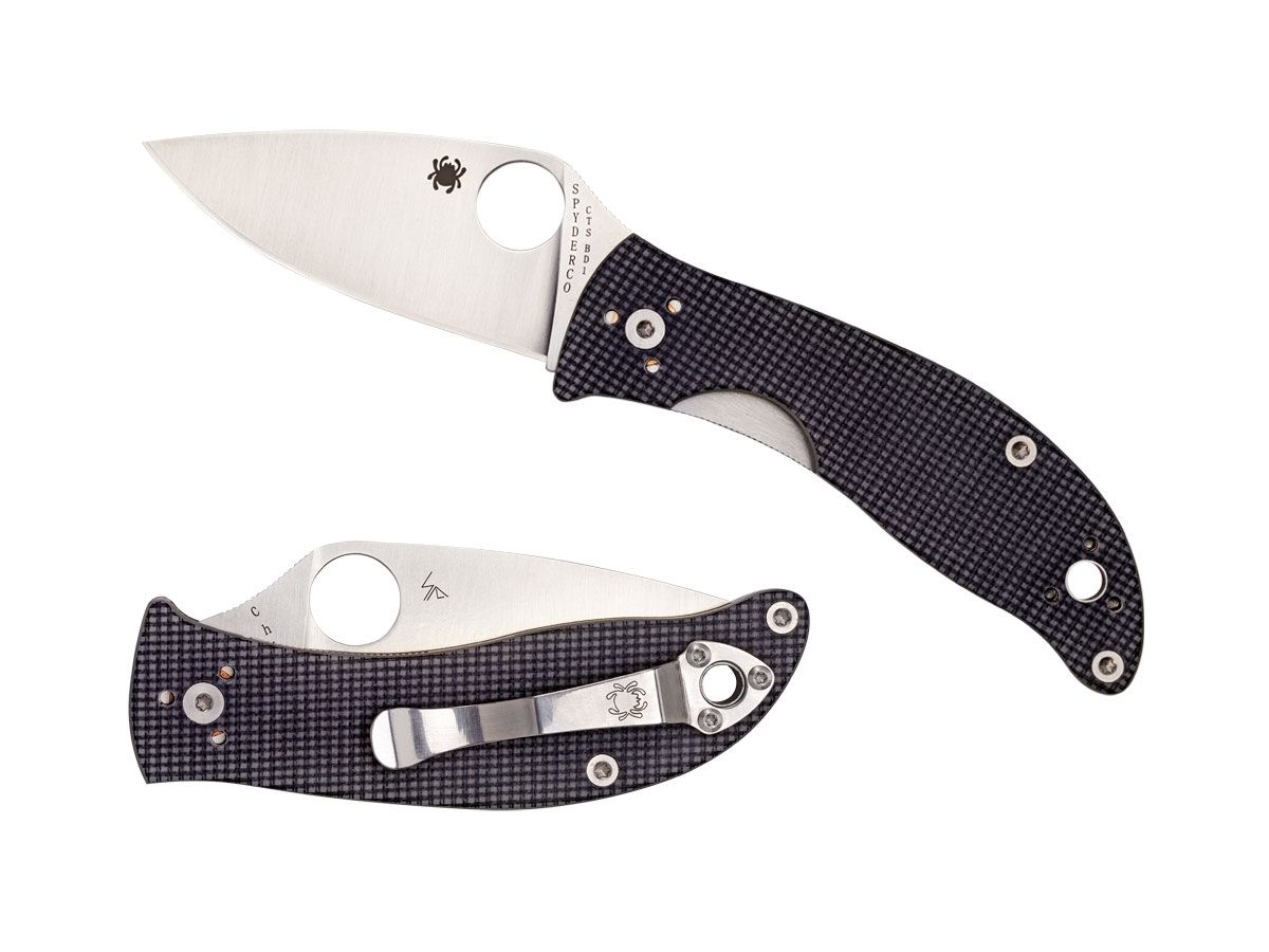Spyderco Alcyone G-10 Grey C222GPGY Nóż składany stal CTS BD1 17,9 cm
